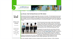 Desktop Screenshot of lynxbrowser.com